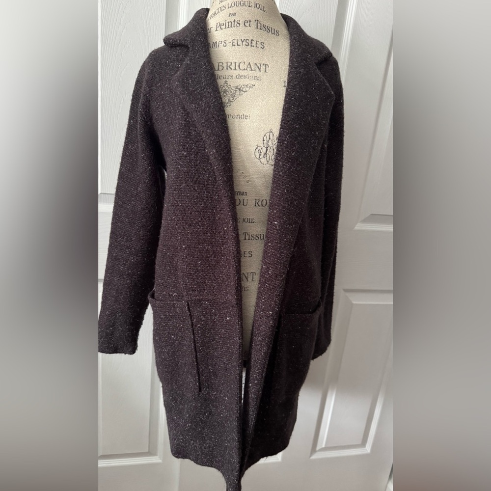Small A New Day Heather Purple Coat Jacket Cardigan - Picture 9 of 16